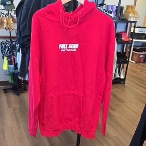 Full Send Red Hoodie for Men